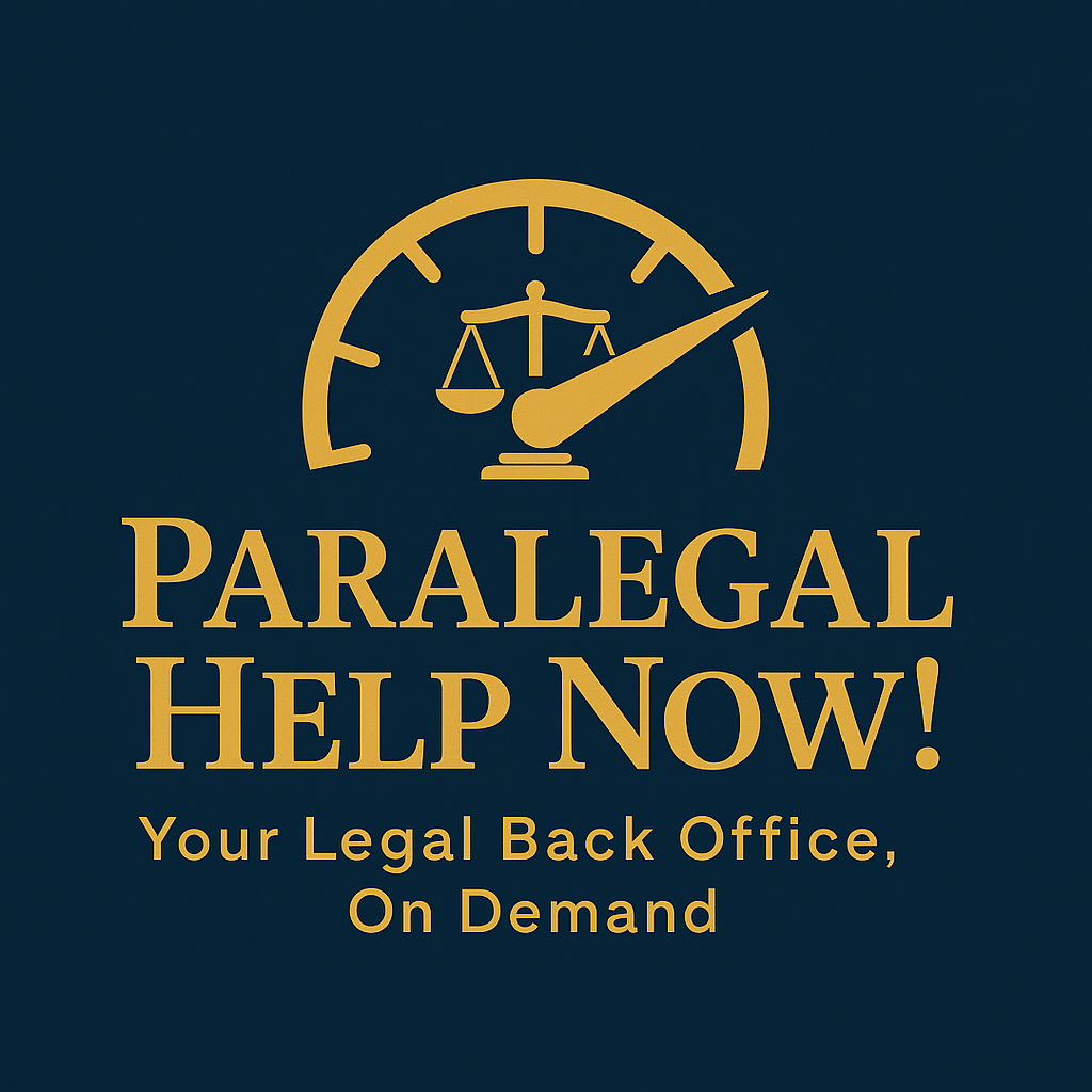 Paralegal Help NOW! Logo